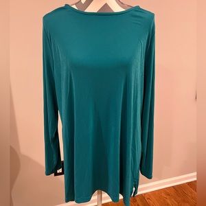 Teal blouse from cold water creek